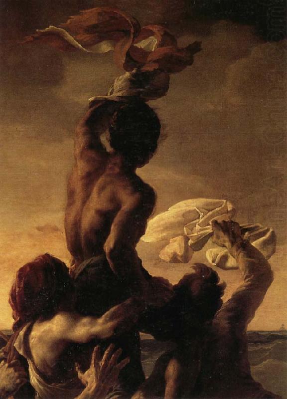 Details of The Raft of the Medusa, Theodore Gericault